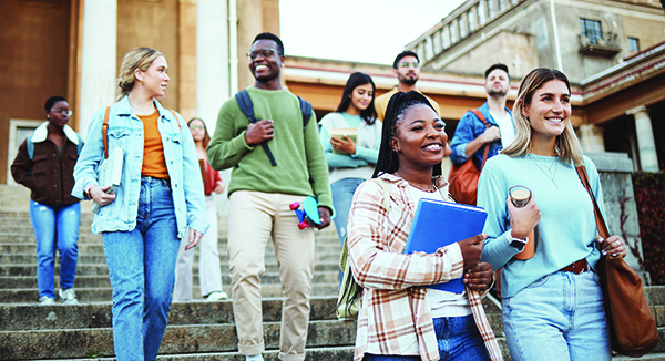 photo of a group of student